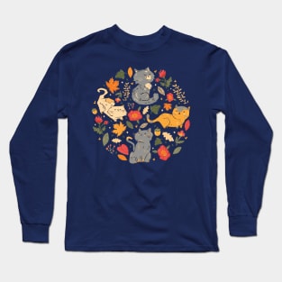 Autumn Cats Long Sleeve T-Shirt